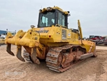 Side of used Komatsu Dozer